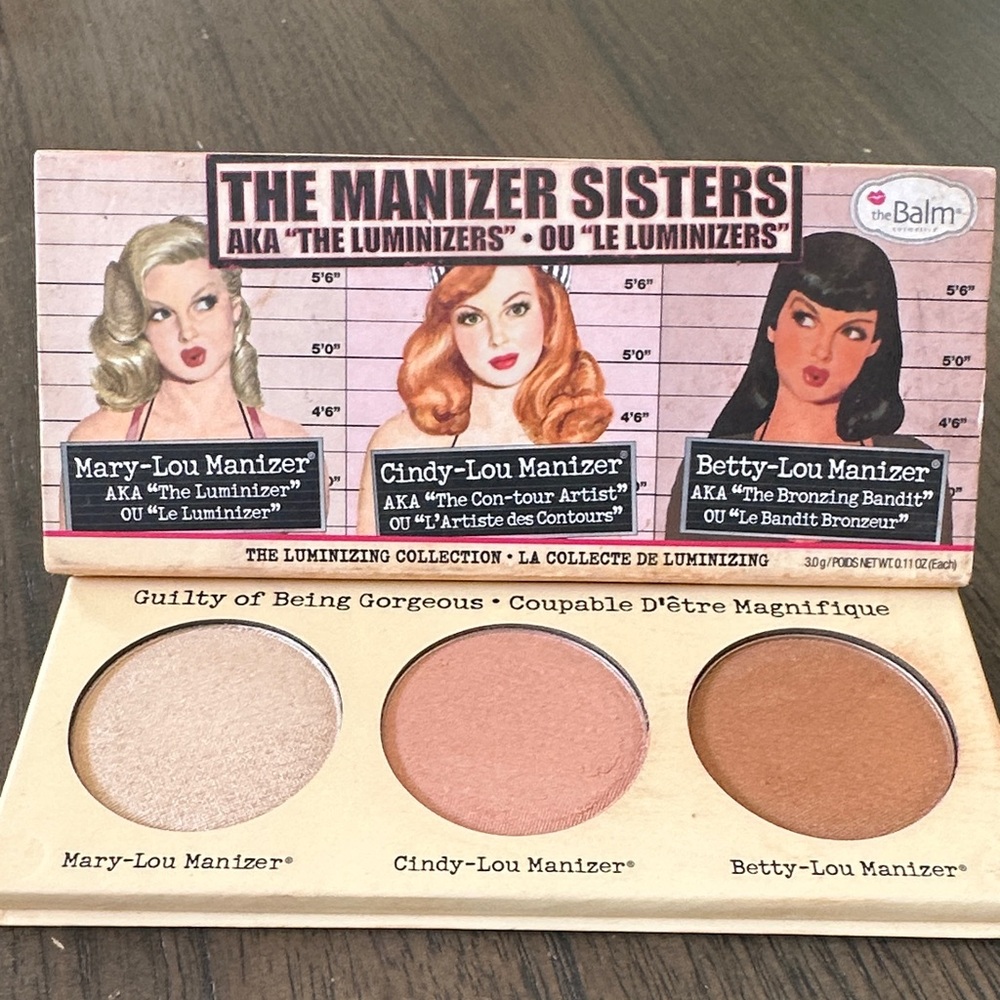 theBalm Manizer Sisters Highlight Trio